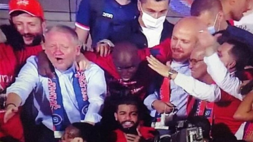 Bilal Erdoğan'ın şampiyonluk sevinci kamerada