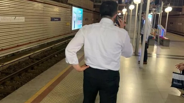 AK Parti Milletvekilinin metrodaki telefon görüşmesi sosyal medyayı salladı