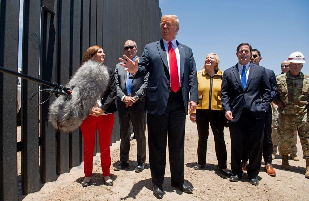 ABD bunu tartışıyor! Meksika duvarının parası korona bütçesinden