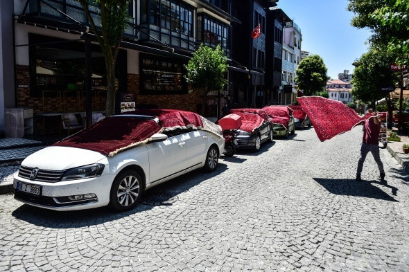 Sultanahmet esnafından koronavirüs için ilginç tedbir