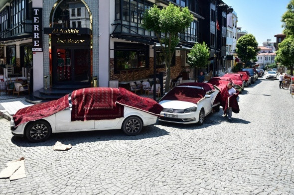 Sultanahmet esnafından koronavirüs için ilginç tedbir