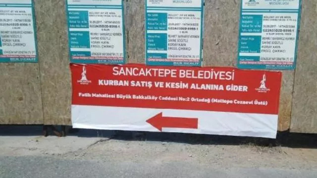 Sancaktepe Belediye Başkanı İmamoğlu'na ''pankart'' sitemi