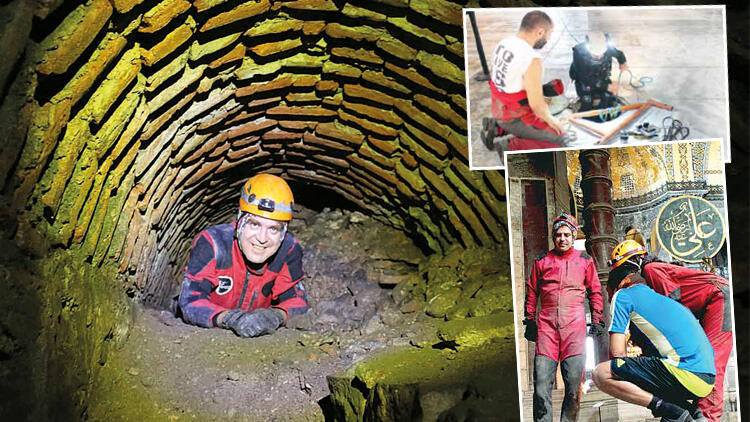 Ayasofya'da yeraltı menfezlerindeki sır ortaya çıkarıldı