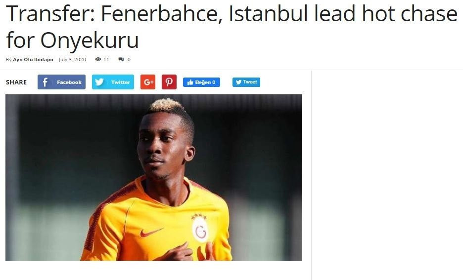 Onyekuru'ya Süper Lig'den 3 talip!