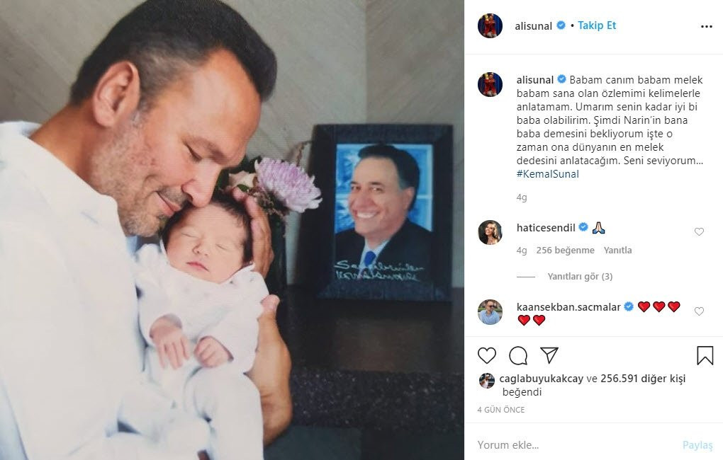Ali Sunal’dan duygulandıran Kemal Sunal paylaşımı