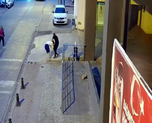 Genç kadın sokak ortasında kabusu yaşadı
