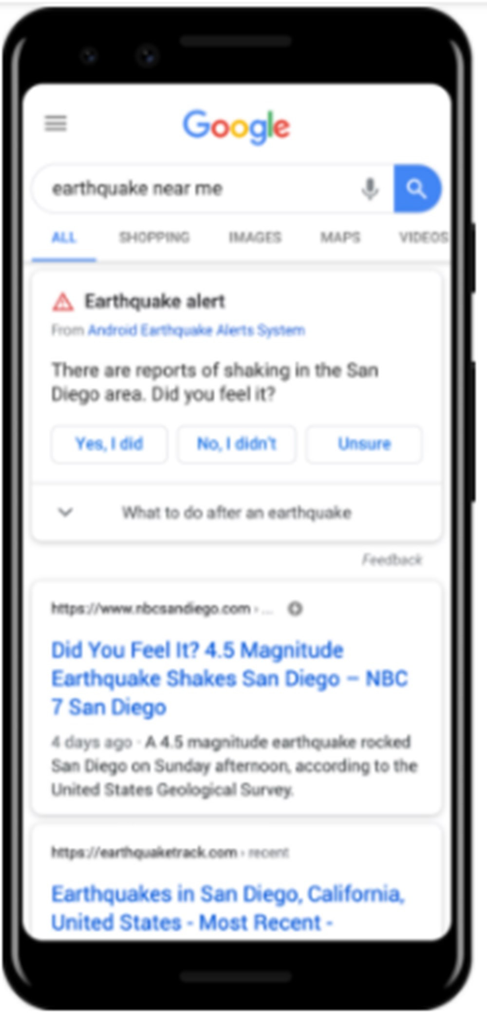 Google resmen duyurdu! Telefonlar artık depremi ölçecek
