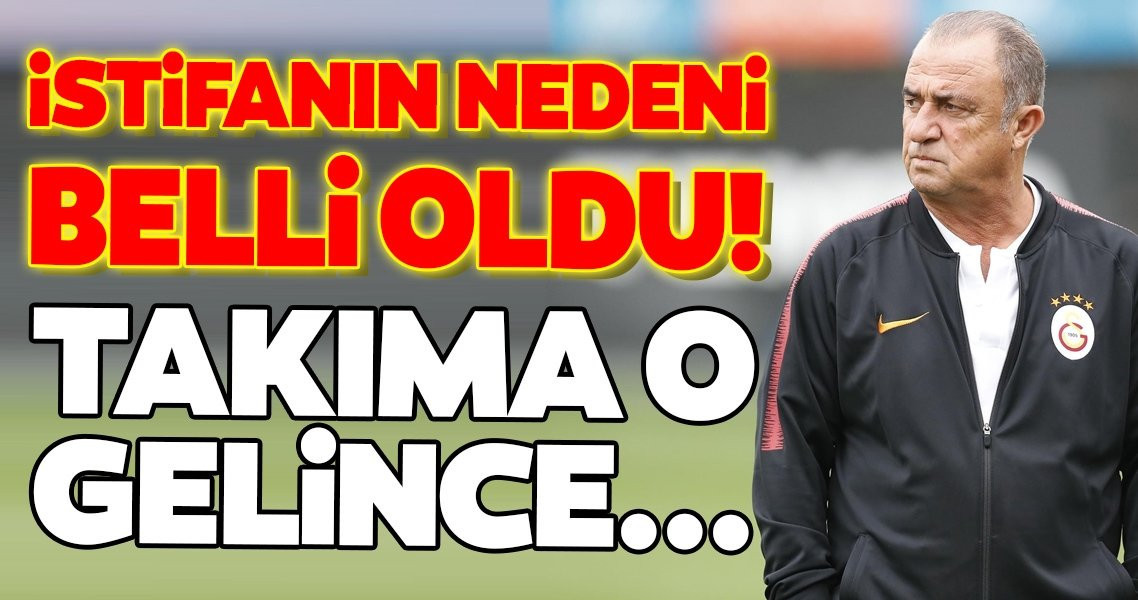 Galatasaray'da sürpriz istifanın nedeni ortaya çıktı