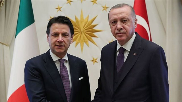 Cumhurbaşkanı Erdoğan, İtalya Başbakanı Conte ile görüştü