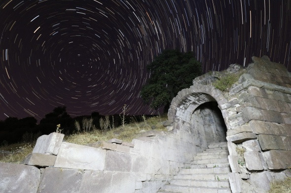 Manisa'nın antik kentlerinde yıldız şöleni yaşandı