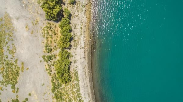Acıgöl’ün suları 6- 7 metre çekildi