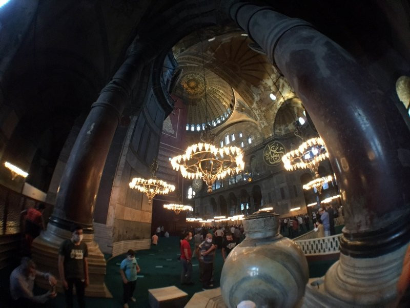 Ayasofya bayramın son gününde de dolup taştı