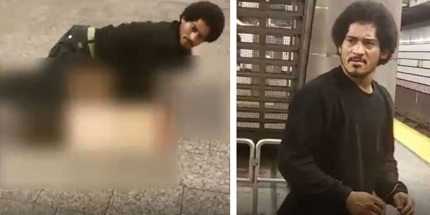 Metroda tecavüz girişimi kamerada!
