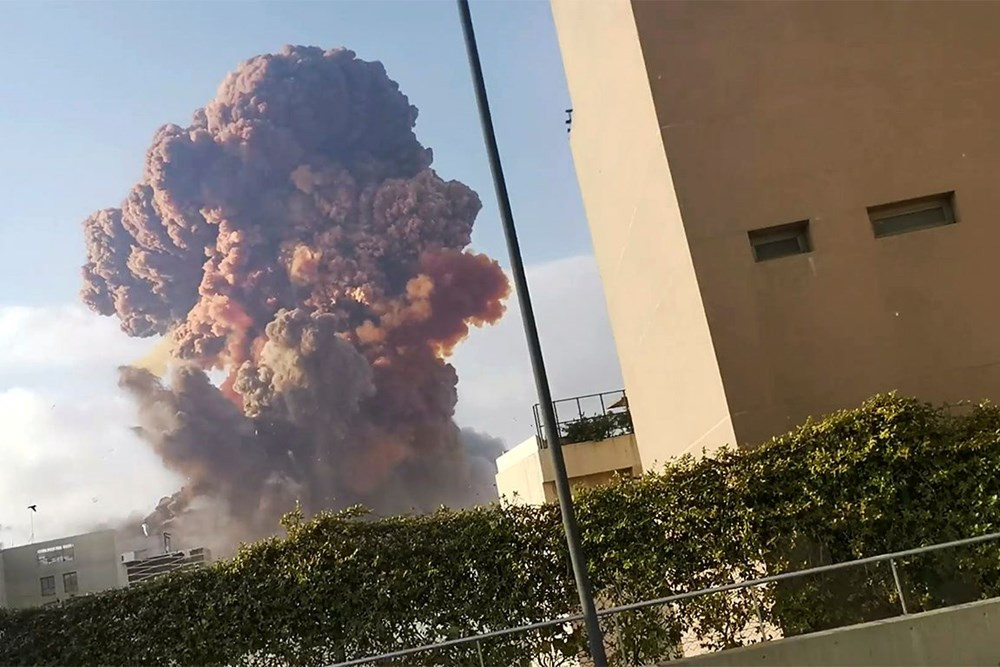 Beyrut'ta dehşete düşüren patlama: Onlarca ölü, binlerce yaralı var