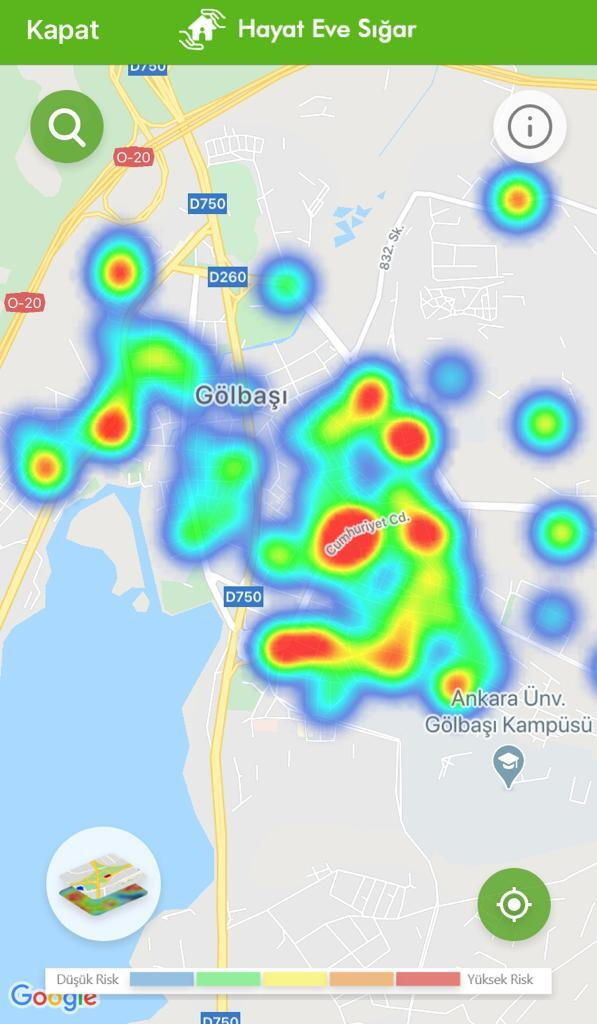 Ankara alarm veriyor! İşte ilçe ilçe Ankara'nın koronavirüs haritaları