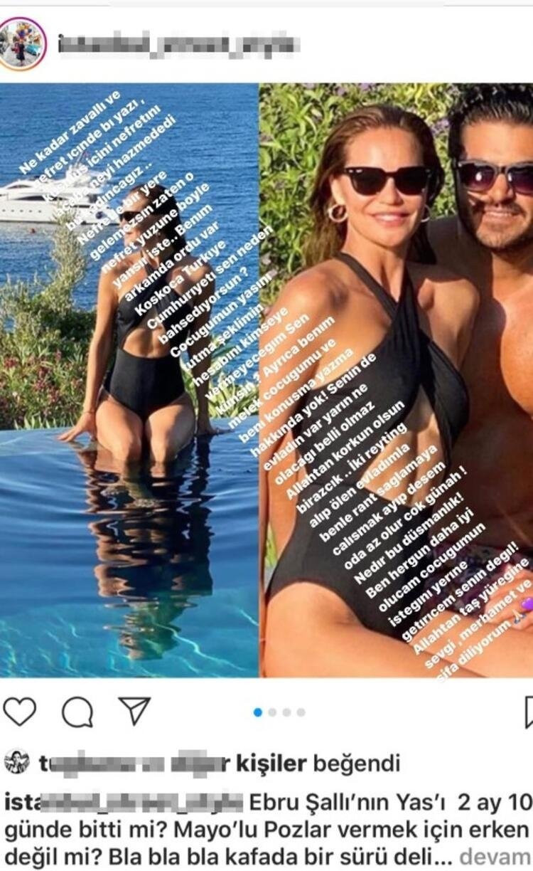 Ebru Şallı o eleştirilere isyan etti