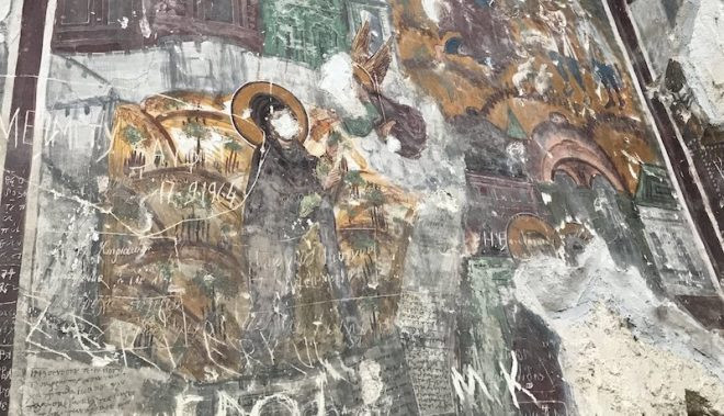 Sümela Manastırı’nda rezalet görüntüler