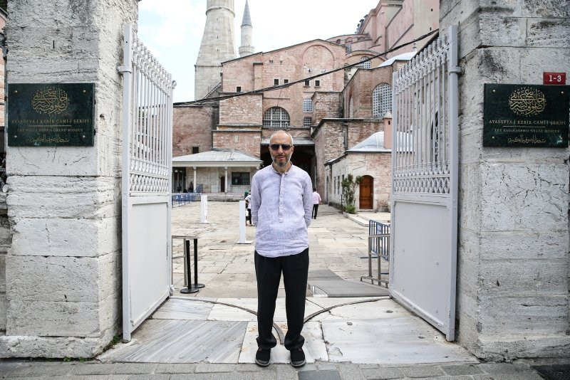 Ayasofya-i Kebir Camisi levhasında dikkat çeken ayrıntı
