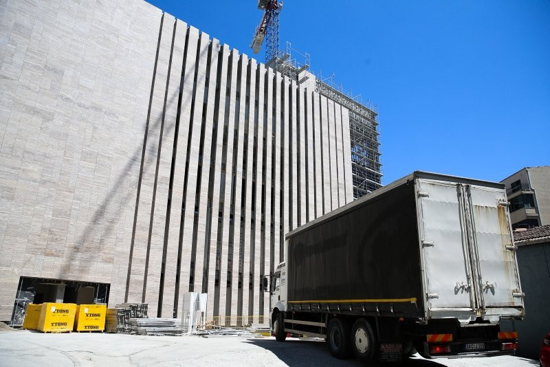 Yeni AKM inşaatının yüzde 57'si tamamlandı