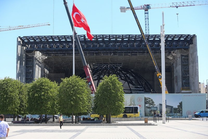 Yeni AKM inşaatının yüzde 57'si tamamlandı