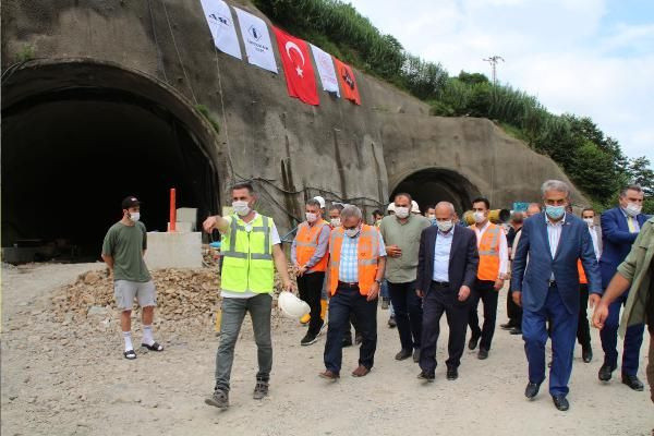 Rize'de Salarha Tüneli'nde ışık göründü