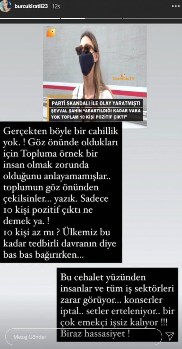 Burcu Kıratlı’dan Şevval Şahin’e: ''Gerçekten böyle bir cahillik yok''