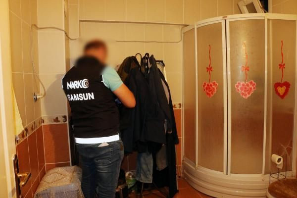 Samsun'da özel harekat destekli uyuşturucu operasyonu