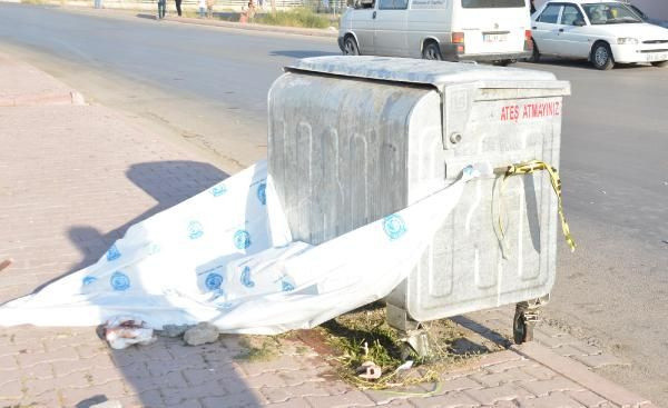 Çöp konteynerinden bebek cesedi çıktı