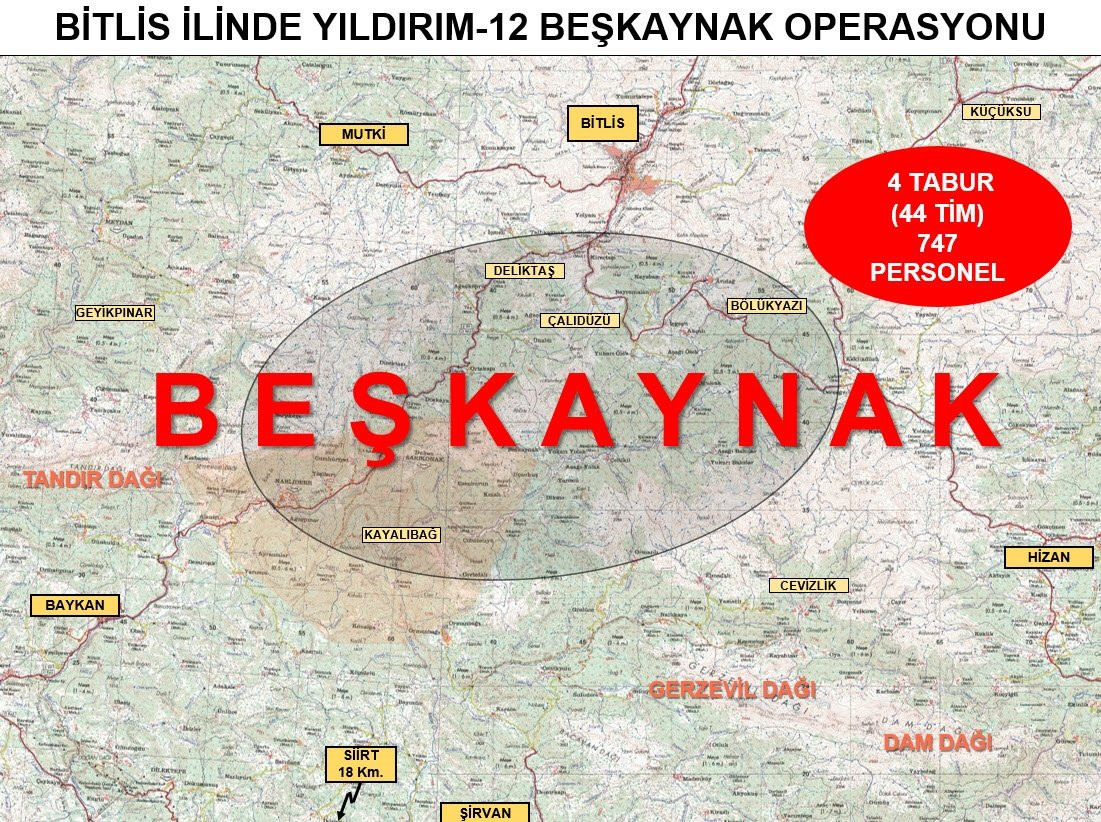 Mehmetçik yüzlerce personelle hainlerin peşinde!