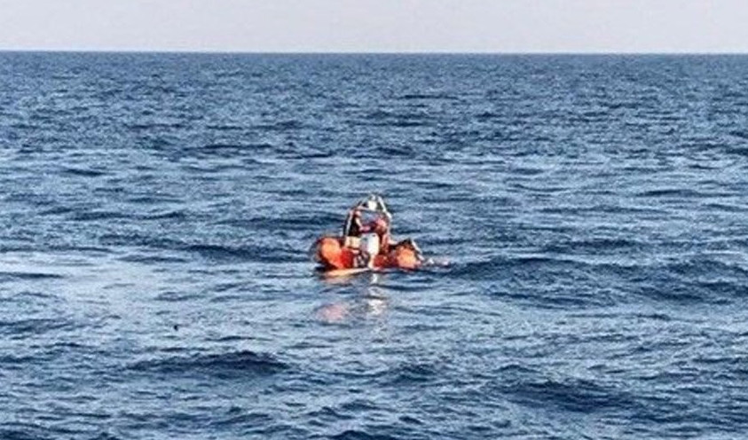 Bodrum açıklarında göçmenleri taşıyan tekne battı