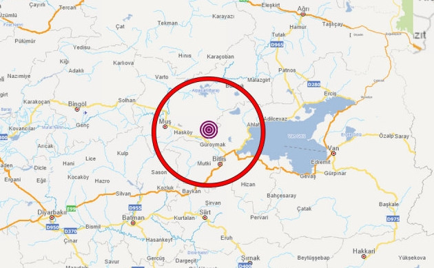 Niğde'nin ardından Muş da depremle sarsıldı!
