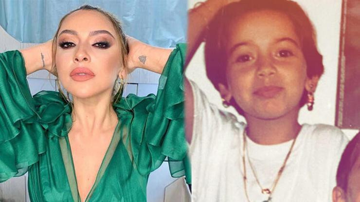 Hadise çocukluk ''nostaljik ben'' notuyla paylaştı
