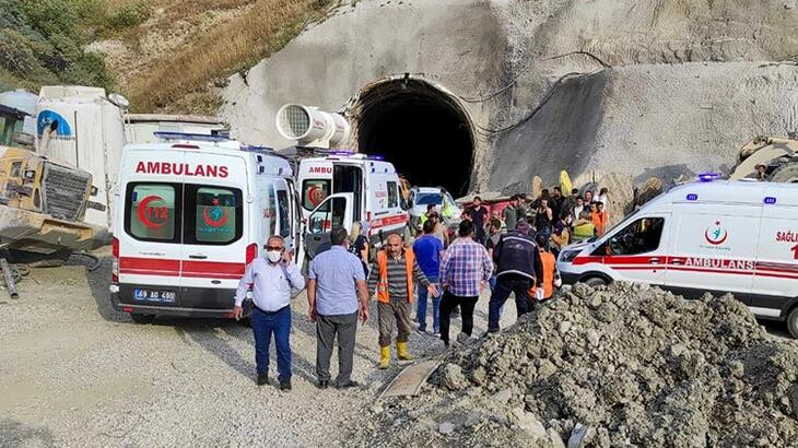 Erzurum'da tünel inşaatında patlama! Yaralılar var