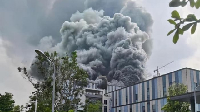 Teknoloji devi Huawei'nin laboratuvarında büyük yangın!