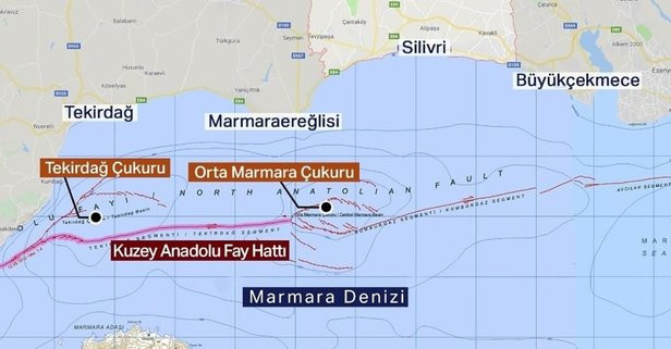 Marmara Denizi'nden geçen fay hattı için korkutan açıklama