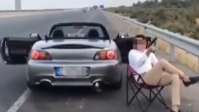 ''Otoyol magandası''nın yeni görüntüleri ortaya çıktı!