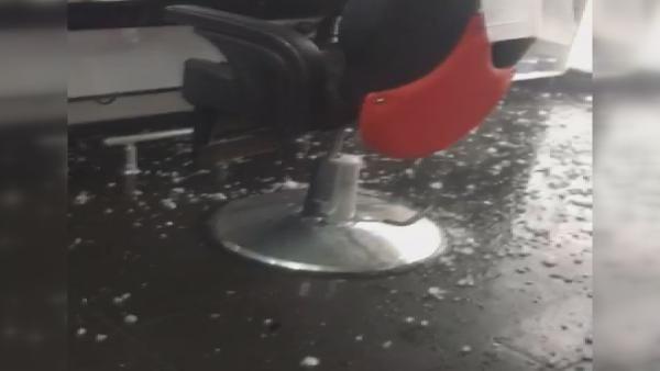 İstanbul'da doluya böyle yakalandılar