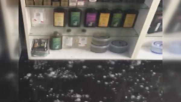 İstanbul'da doluya böyle yakalandılar