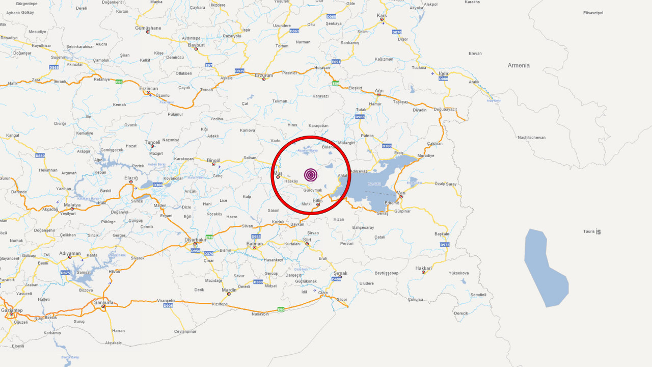 Muş'ta korkutan deprem!