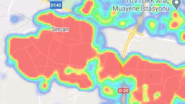 Covid-19'un da yeni başkenti Ankara'da ilçelerin risk haritaları