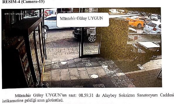 Gülay Uygun'un ölmeden önceki son anları kamerada