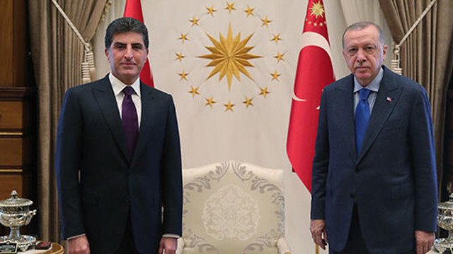 Cumhurbaşkanı Erdoğan, Barzani'yi kabul etti