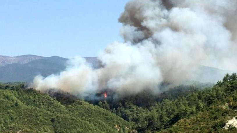 Orman yangını 3 yerleşim yerini tehdit ediyor