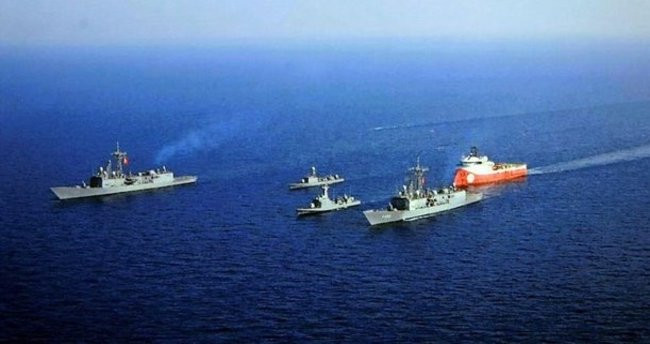 Erdoğan'dan Doğu Akdeniz'de savaş gemilerine talimat