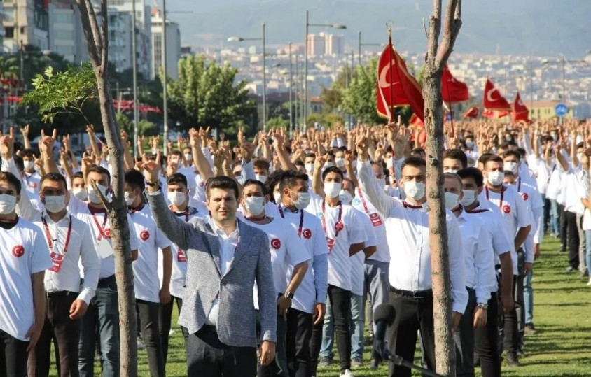 Bahçeli talimat vermişti; Ülkücüler sokağa indi!