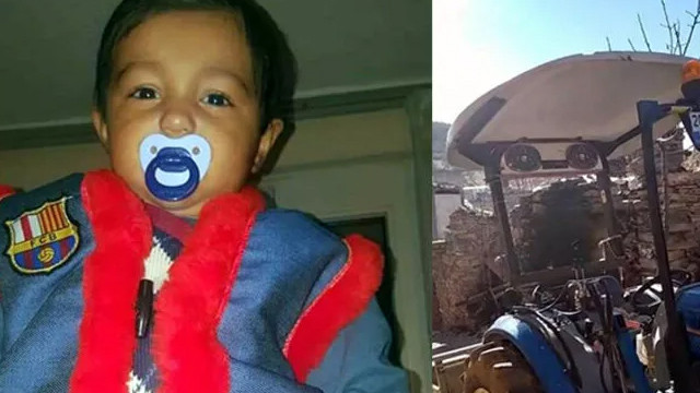 11 yaşındaki ağabeyinin kullandığı traktörden düşen 3 yaşındaki çocuk öldü