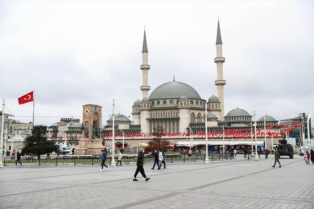 Taksim Camisi'nin genel inşaatında sona gelindi