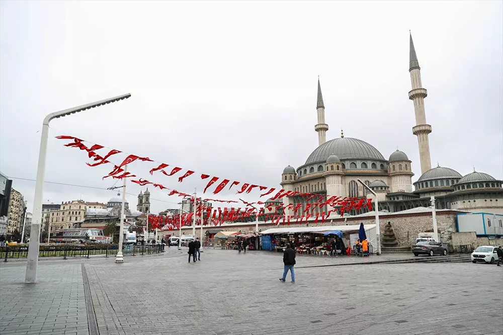 Taksim Camisi'nin genel inşaatında sona gelindi