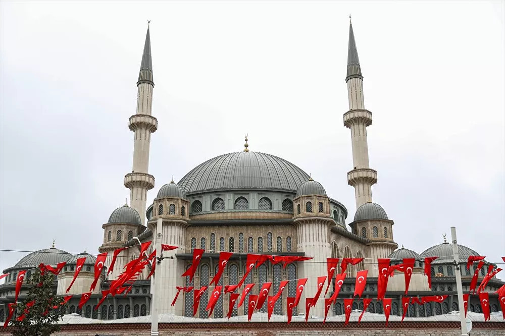 Taksim Camisi'nin genel inşaatında sona gelindi