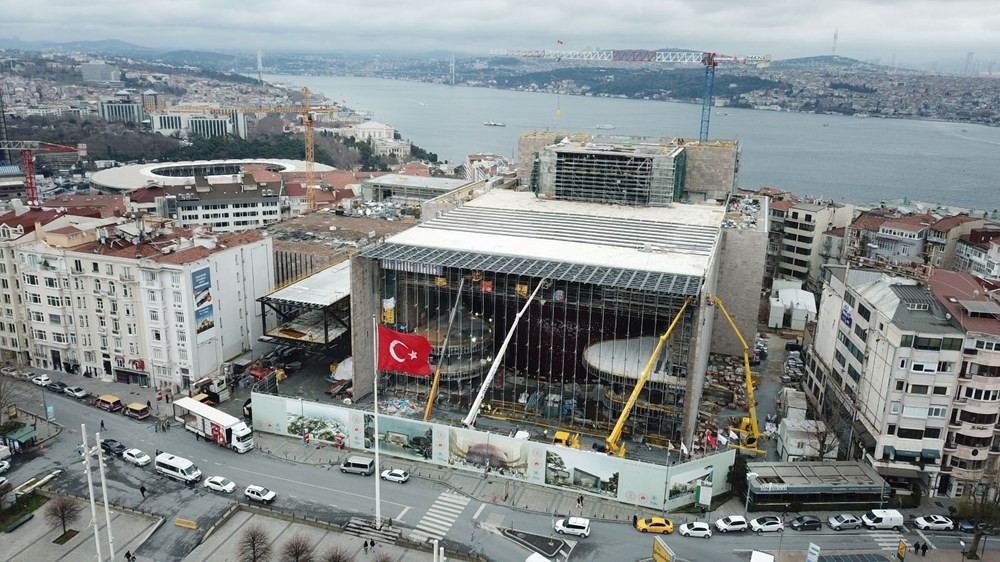 Yeni AKM'nin yüzde 80'i tamam! Son durum havadan görüntülendi